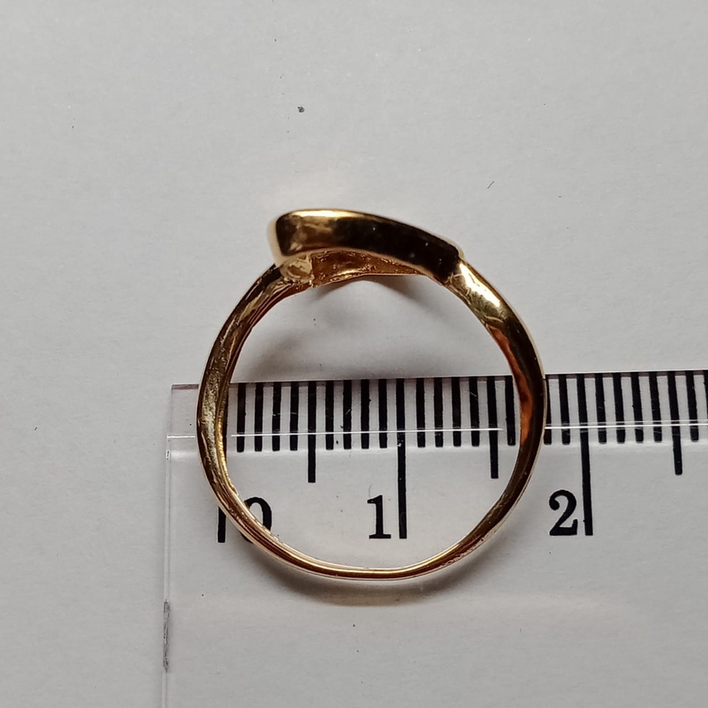 Cincin Emas 17K - 1.9 Gr Kadar 750 - 4409