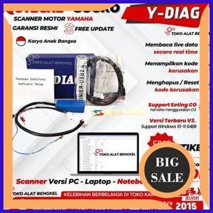 Scanner motor YAMAHA versi Laptop/ PC ,Merk IQUTECHE Y-DIAG 1M4R23 onderdil