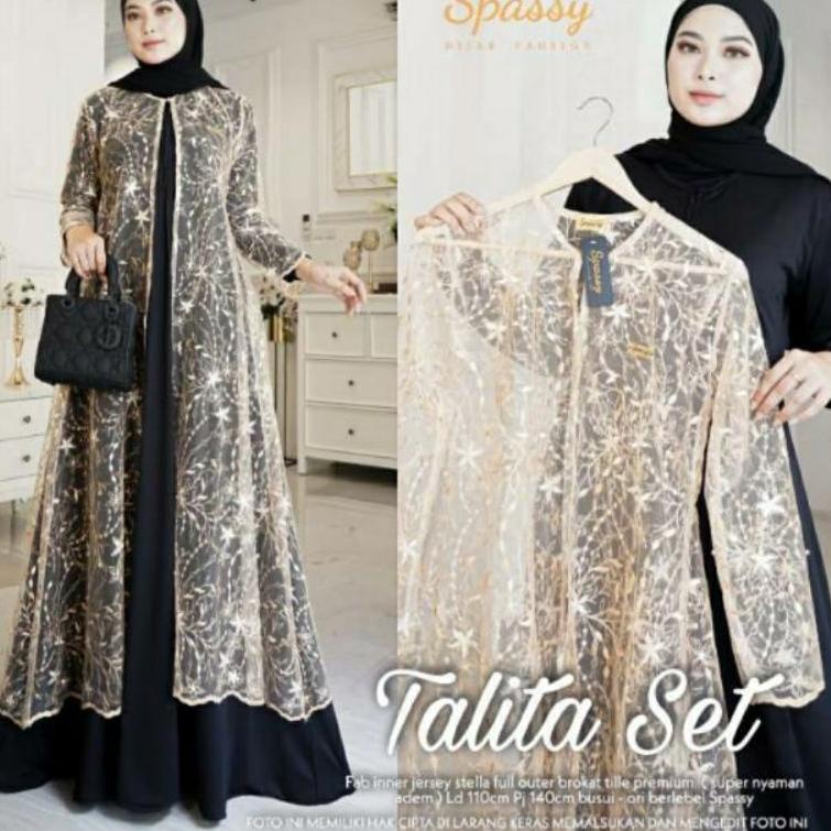 REKOMENDASI SET TALITA GAMIS + OUTER TILLE NO PASMINA