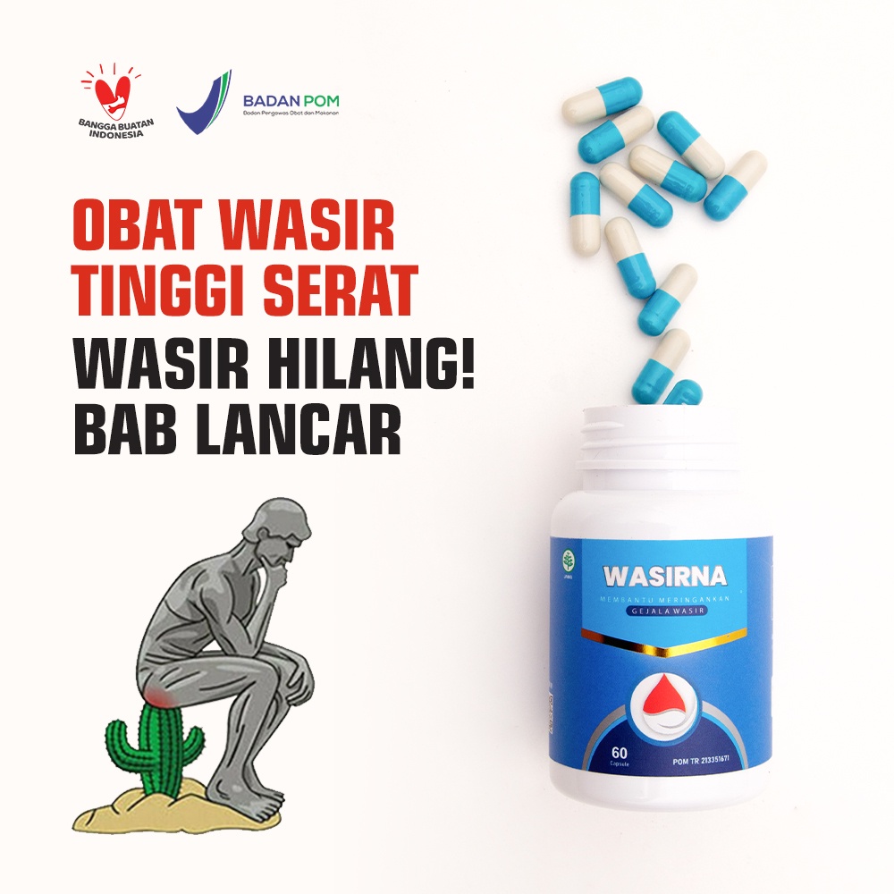 Wasirna Obat Wasir Solusi Tepat Atasi Sembelit Ambeien Ambeyen Embeyen Ambian Ambejos Salwa Wasir Benjolan Anus Bab Berdarah Tidak Lancar Tanpa Operasi Ampuh BPOM