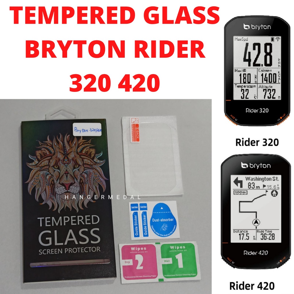 Tempered Glass BRYTON RIDER 320 420 Screen Protector Pelindung Layar