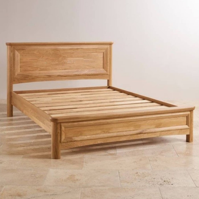 RAY ranjang tidur kayu jati , dipan jati jepara, dipan minimalis jati - 120x200