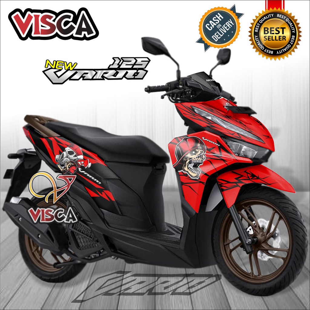 Decal Vario 125 new 2023 Striping Vario 125 New 2023 Stiker vario 125 variasi Skull