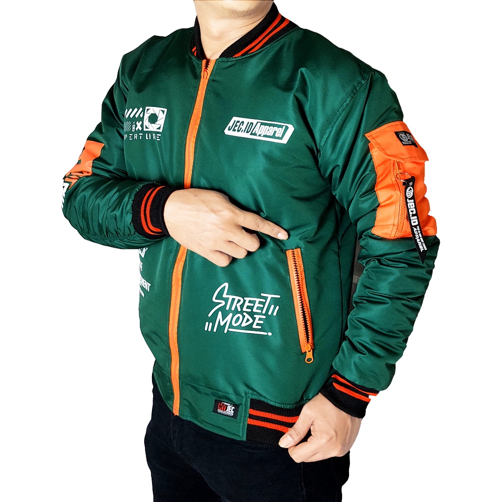 Jaket Bomber ST Mode Mix Series JECID Cloth Premium /Jaket Distro/Jaket Waterproof/Jaket Motor/Jaket Parasut/Jaket Pria