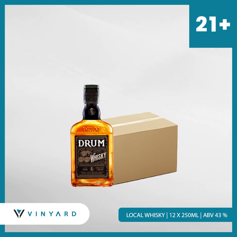 Drum Whisky 250 ml 1 Karton ( 12 Botol )