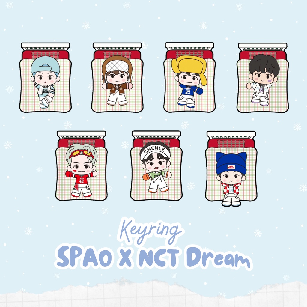 Keyring / Keychain / Ganci Chibi Pajama SPAO X NCT Dream Candy X SNOW