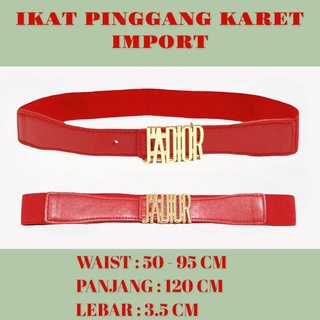 BELTSHOP NEW TALI PINGGANG WANITA/IKAT PINGGANG KARET IMPORT 00560-00564