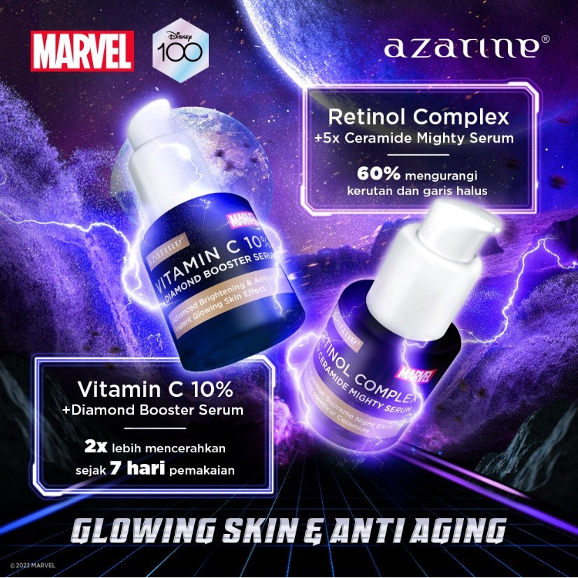 AZARINE x MARVEL VITAMIN C 10% DIAMOND BOOSTER SERUM