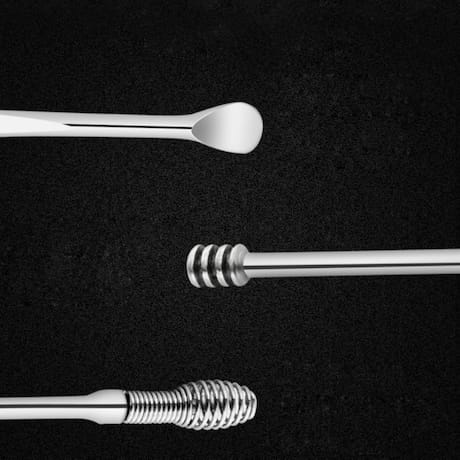 GP Pembersih Telinga Korek Kuping Ear Wax Picker isi 6 Pcs Stainless Steel