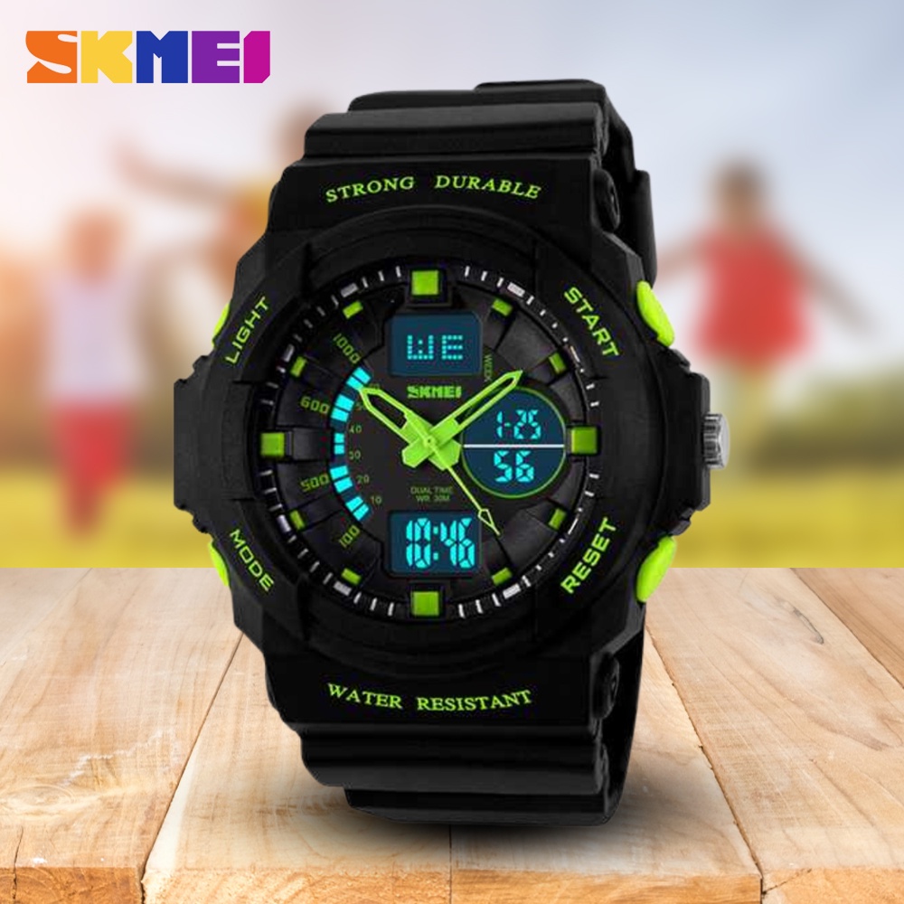 Jam Tangan Anak - AD1061 - EMWS7IGR Green - SKMEI