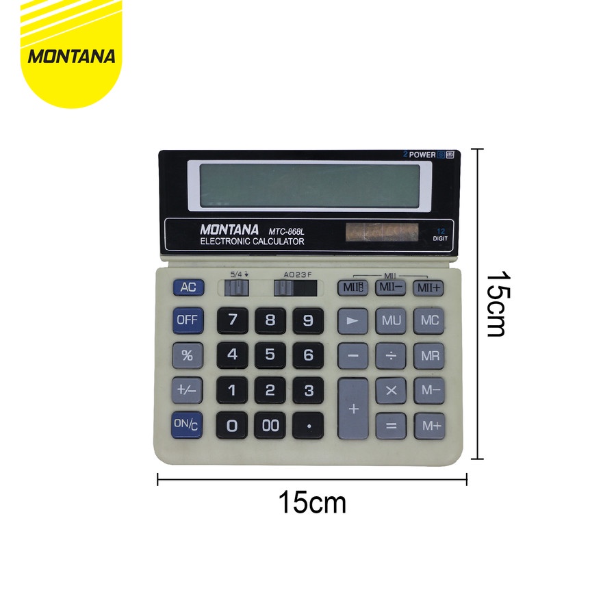 Calculator / Kalkulator Montana MTC-868L / MTC 868 L / 12 Digits