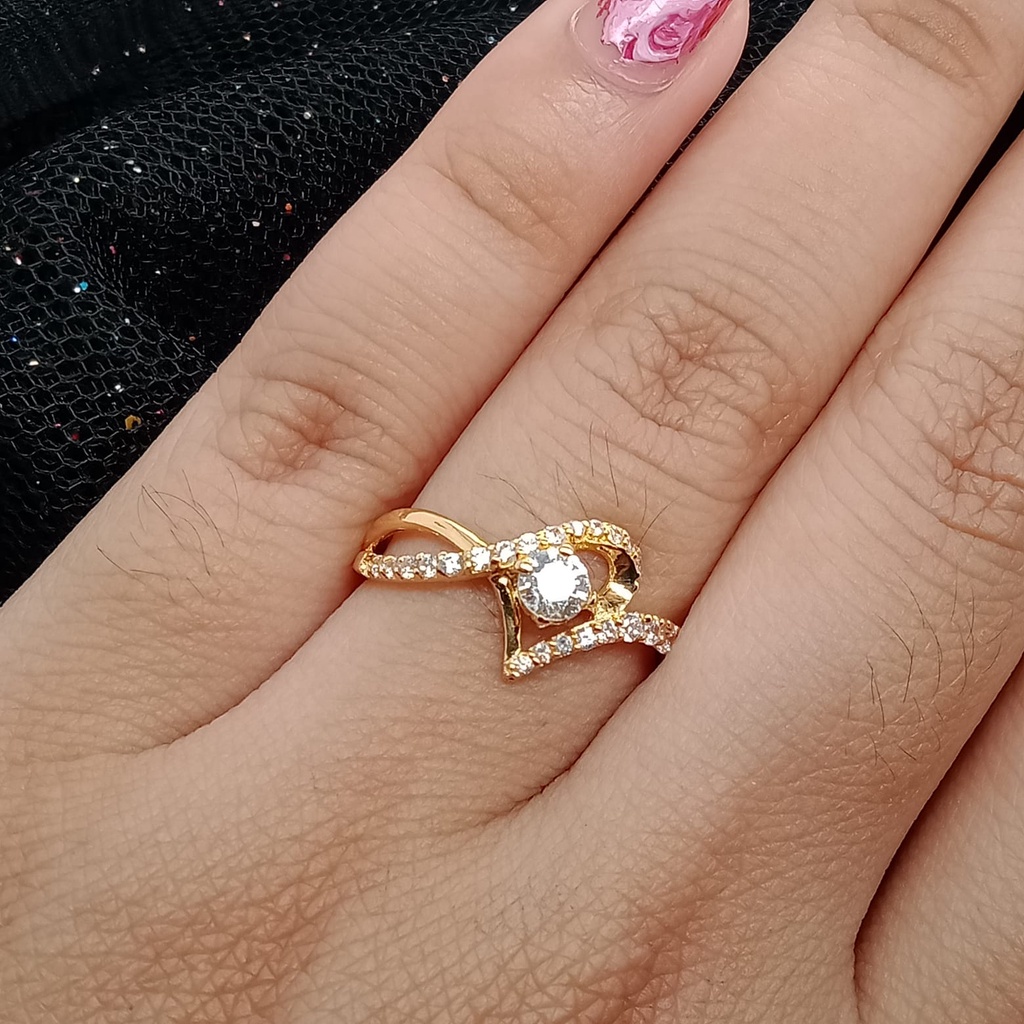 Cincin Emas 17K - 1.7 Gr Kadar 750 - 4425