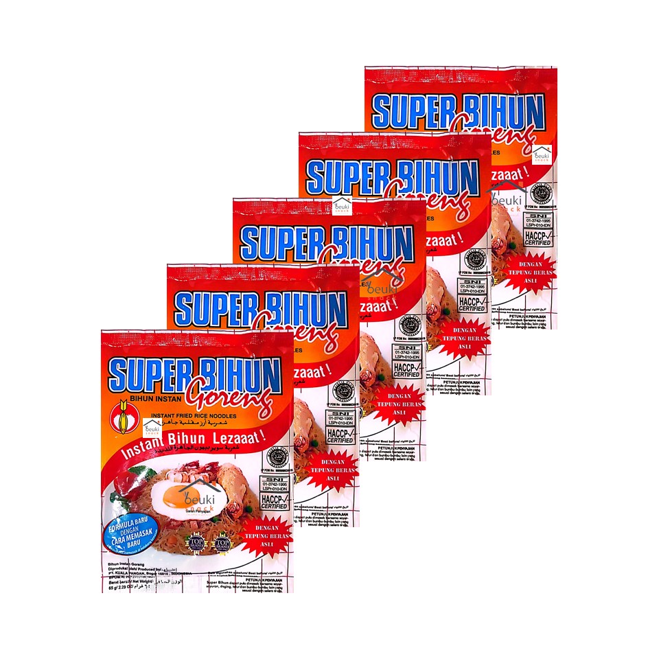

5PCS Super Bihun Goreng Instan dengan Tepung Beras Asli