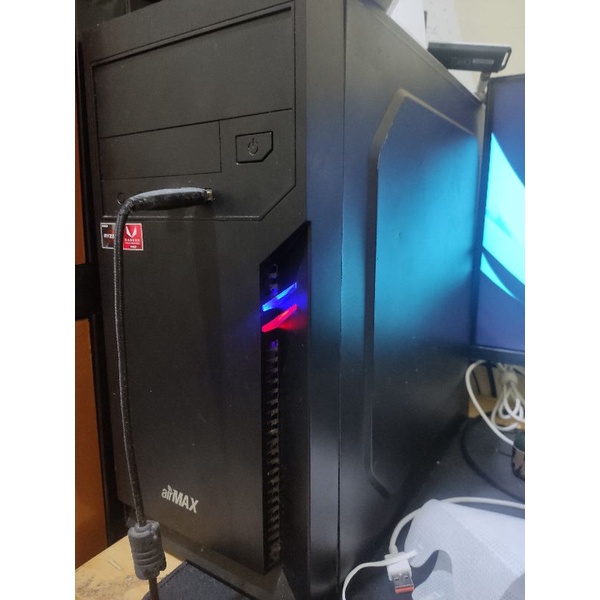 PC ryzen 5 3400G GTX 1650 Super + Monitor cube gaming 22in