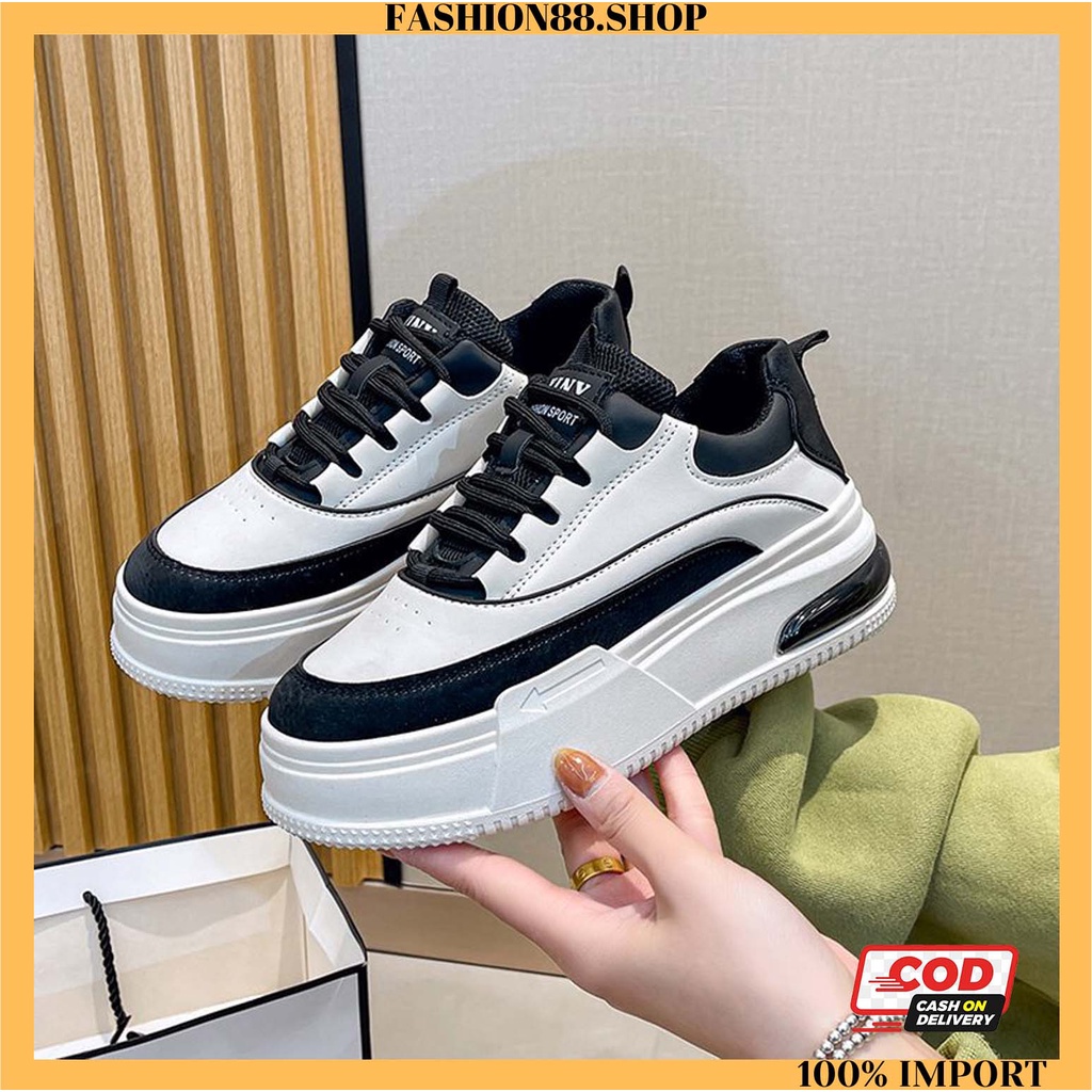 COD Sepatu Sneakers Wanita Sepatu Import Sepatu Wanita Fashion Premium SP 058