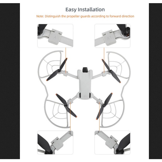 Sunnylife Integrated Propellers Guard Shielding Rings for DJI Mini 3