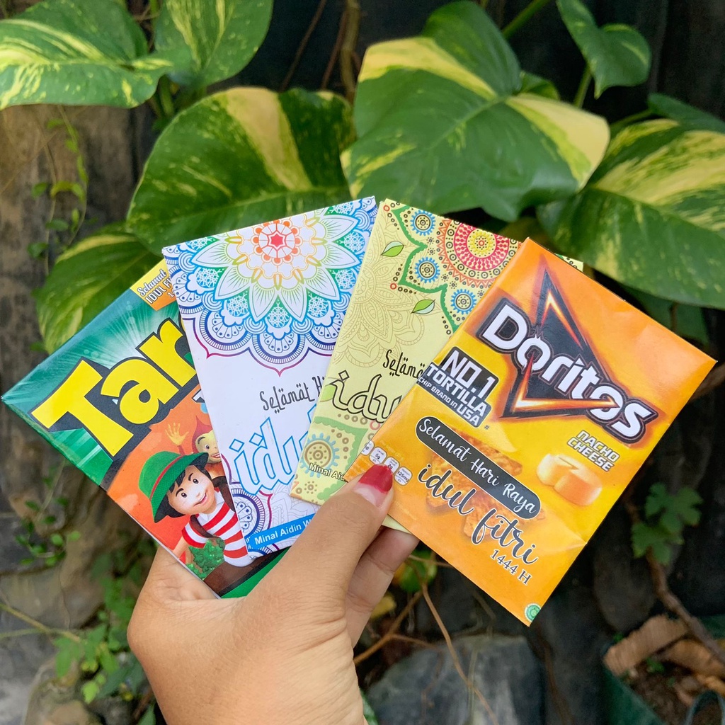 

Amplop Lebaran Viral Motif Snack Plesetan Lucu 1 Pak Isi 5 Lembar Siap Pakai Sudah Dilem Angpao Idul Fitri - JPID