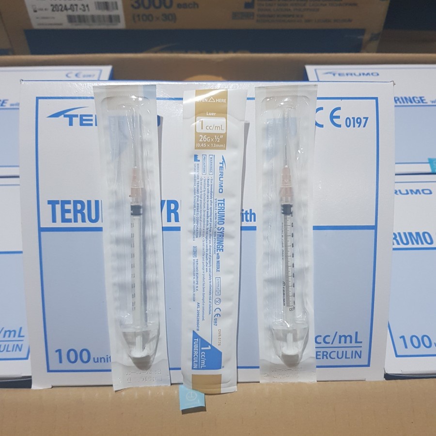 Spuit 1 cc Terumo Disposable Syringe 1 Ml