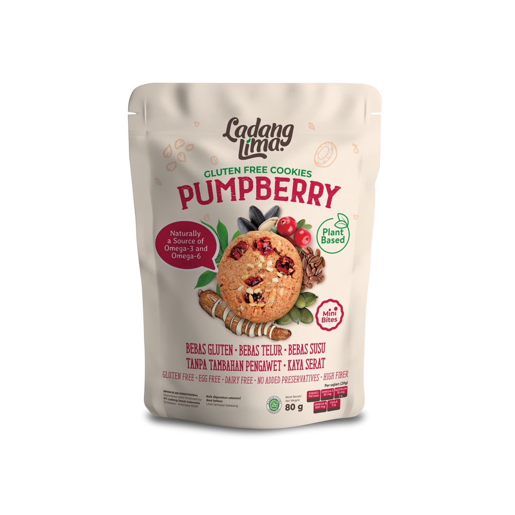 

Ladang Lima Pumpberry 80g Mini Bites