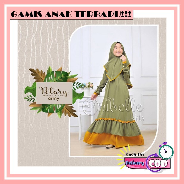 Terbaru Khanza Kids Free Hijab Gamis Syari Anak Tanggung Usia 10-12 Tahun Gamis Anak Perempuan Bahan