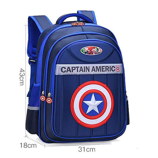 Tas BackPack Ransel Sekolah TK Atau PG  Karakter Anak Laki Laki Motif 3D Body Timbul  - 2013