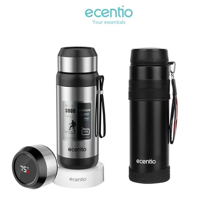 NEW STOCK ecentio Termos Air Panas 304 stainless Vacuum Flask Botol 1000ml/1200ml /Tumbler suhu/ ita