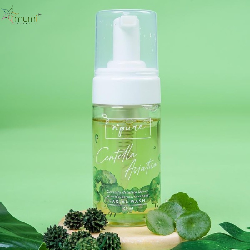 NPURE CICA FACIAL WASH  TANPA BRUSH 100ml