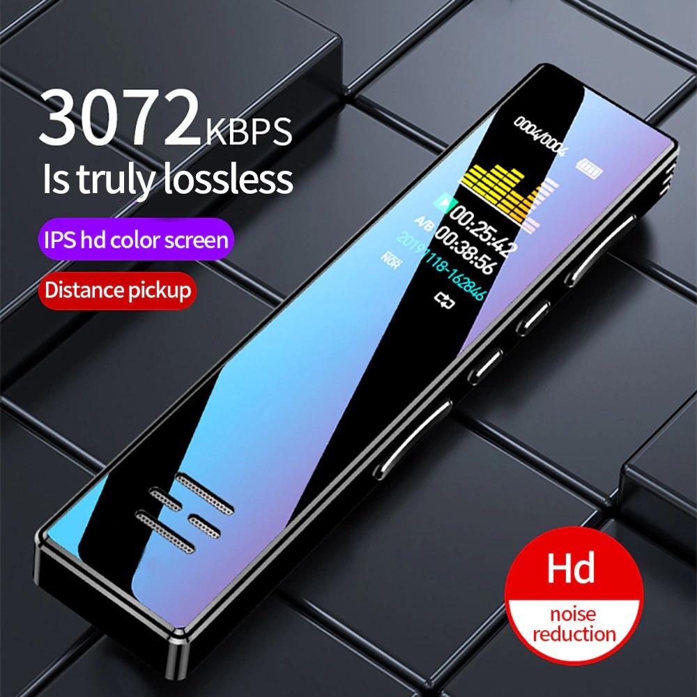 Audio Voice Recorder Digital 16gb stereo sound Alat Perekam Suara Portable Youtuber Jernih MROBO 16 