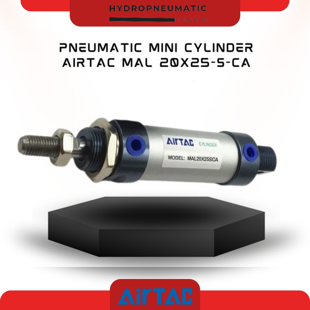 MINI CYLINDER PNEUMATIC MAL-20X25-SCA AIRTAC MAL20X25CA / MAL 20X25 SCA