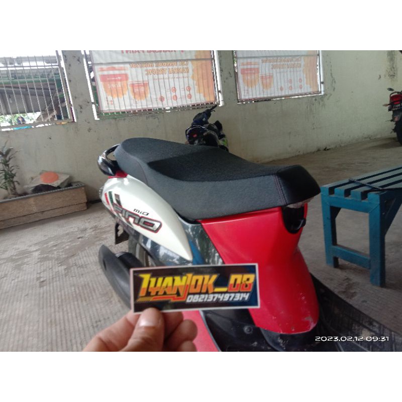 jok fino 125 double seat kulit amplas-jok fino-jok fino fi 125