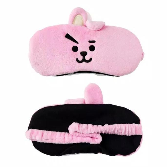 Masker penutul mata eye mask BTS panda kartun Korea K-Pop import