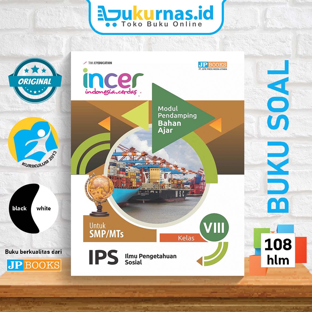 Buku Pendamping IPS SMP Kelas 8 LKS Incer