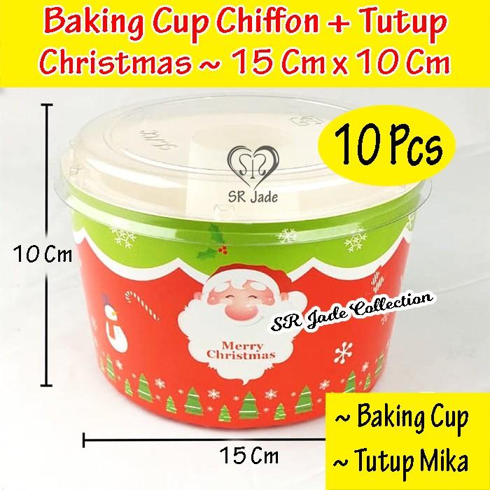 Loyang Chiffon Loyang Kertas Premium + Tutup Mika Mini Baking Cup Case