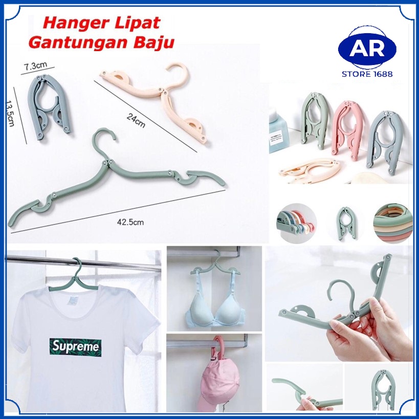 AR-GANTUNGAN BAJU LIPAT / MAGIC HANGER / GANTUNGAN BAJU SERBA GUNA DAN PRAKTIS