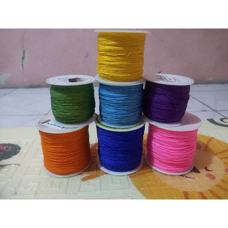 TALI GIOK CINA / TALI GELANG / TALI SAMBALA / BENANG NYLON