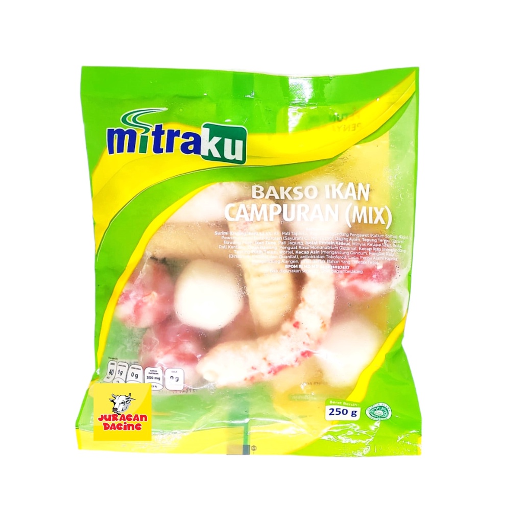 

Mitraku Bakso Ikan Campuran Mix 250gr