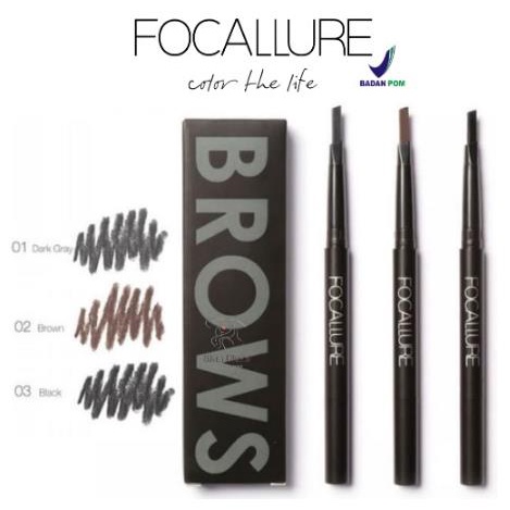 * NCC * Focallure Auto Brow Pen Eyebrow Pencil Automatic Waterproof FA18 FA 18