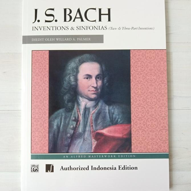 Jual  Js Bach Inventions & Sinfonias - Two & Three Part Invention Buku Piano