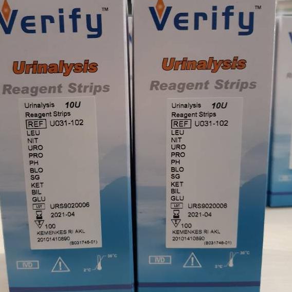 ♤ Verify 10 parameter / Verify / Urineanalysis / Strip Cek Urin / Verify 3 P / Verify 3 Parameter ➭