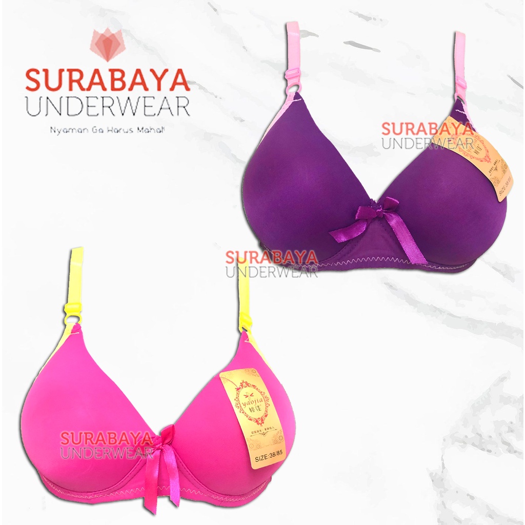 BRA / BH POLOS WARNA CANTIK N0 KAWAT,KAIT 2