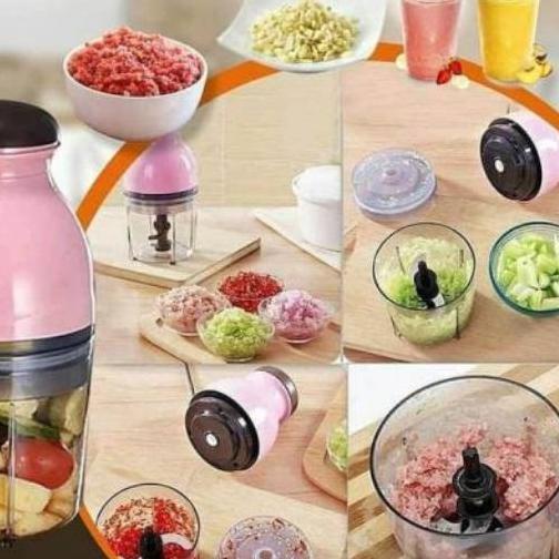 ✯ Chopper Belender Blender Kapsul  Serbaguna Mini MPASI Bayi / Hand Blender Coper Bumbu Daging ➪