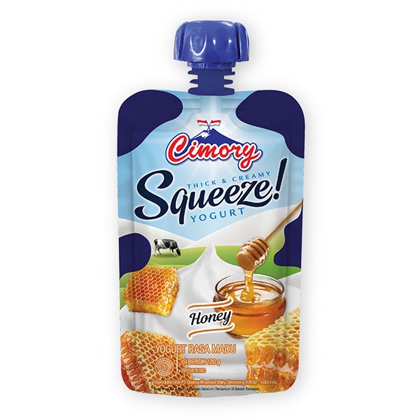 Promo Harga Cimory Squeeze Yogurt Honey 120 gr - Shopee