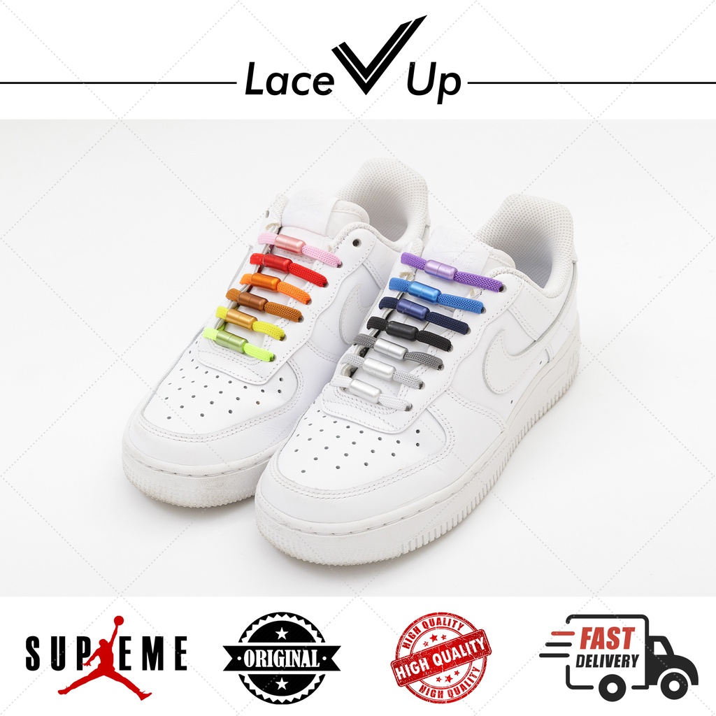 Tali Sepatu Elastis Capsule Lock Tanpa Ikat | Elastic Fashion Shoelace