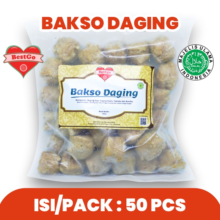 

BEST GO - BAKSO DAGING (Frozen Food) 500gr