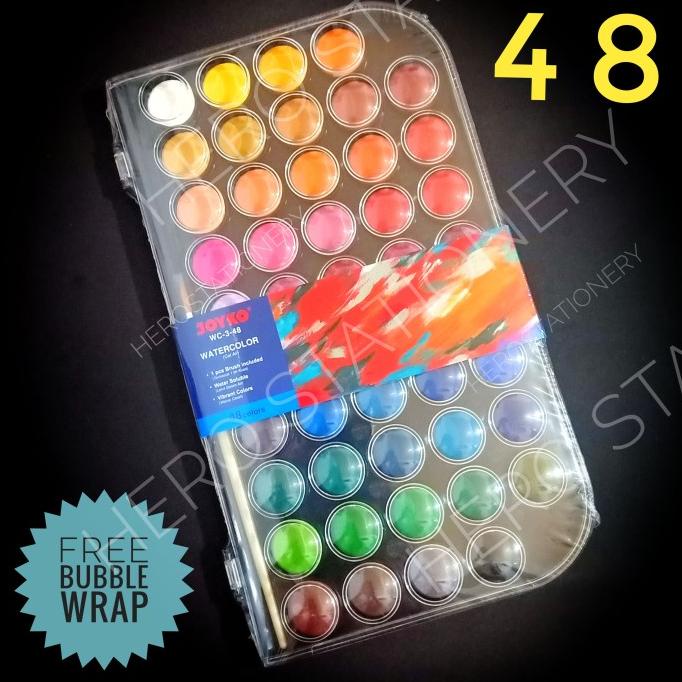 

HRG DISKON Set cat air water color watercolor joyko 48 warna WC-3-48