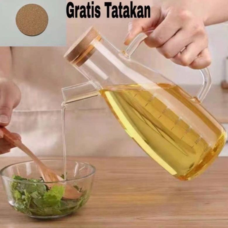 Recomended Botol minyak / Oil bottle / botol kaca minyak/ tempat minyak kecap 650ml - 1000ml