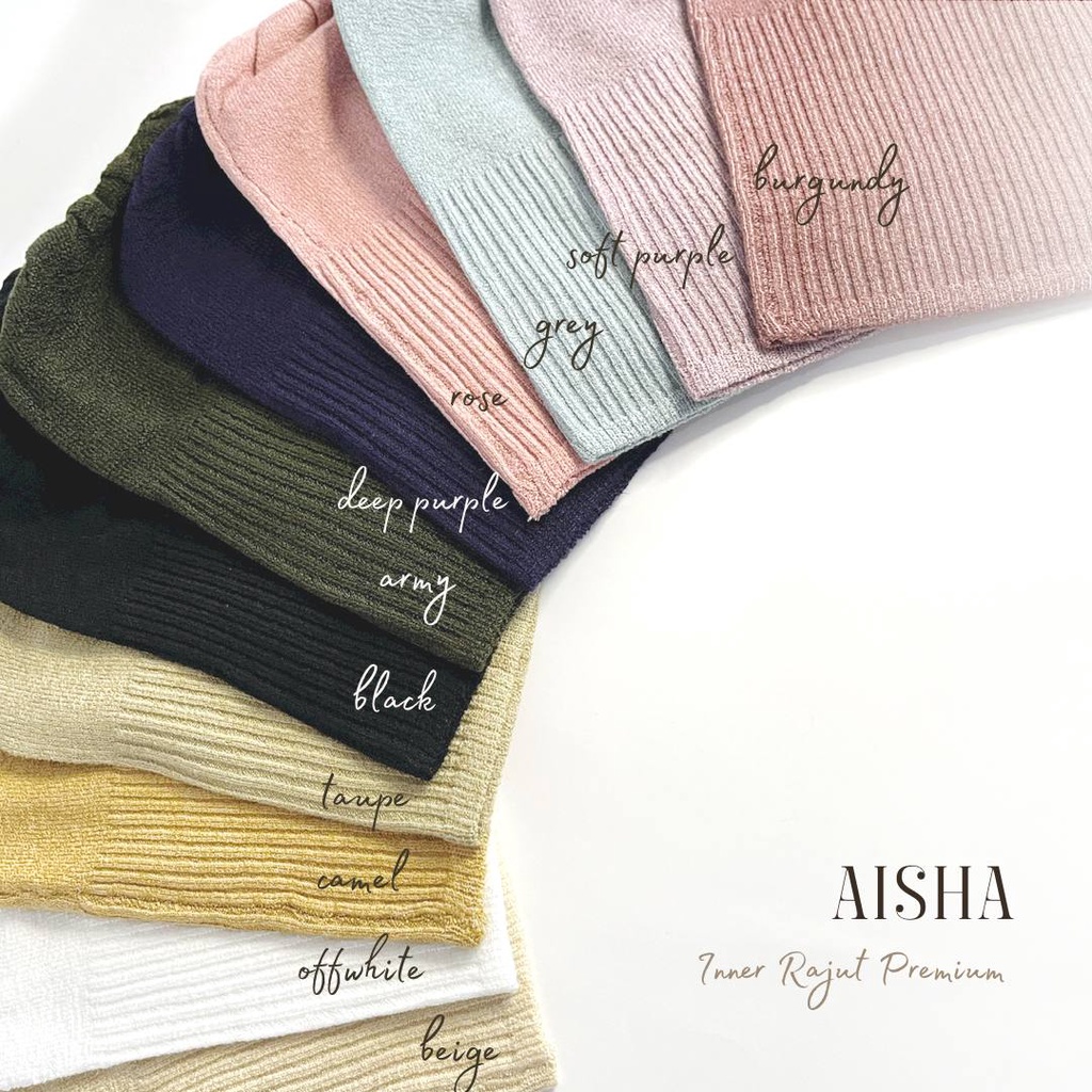 MYHIJAB AISHA CIPUT KUPLUK RAJUT MATERIAL ANISA PREMIUM GRADE A ANTI PUSING