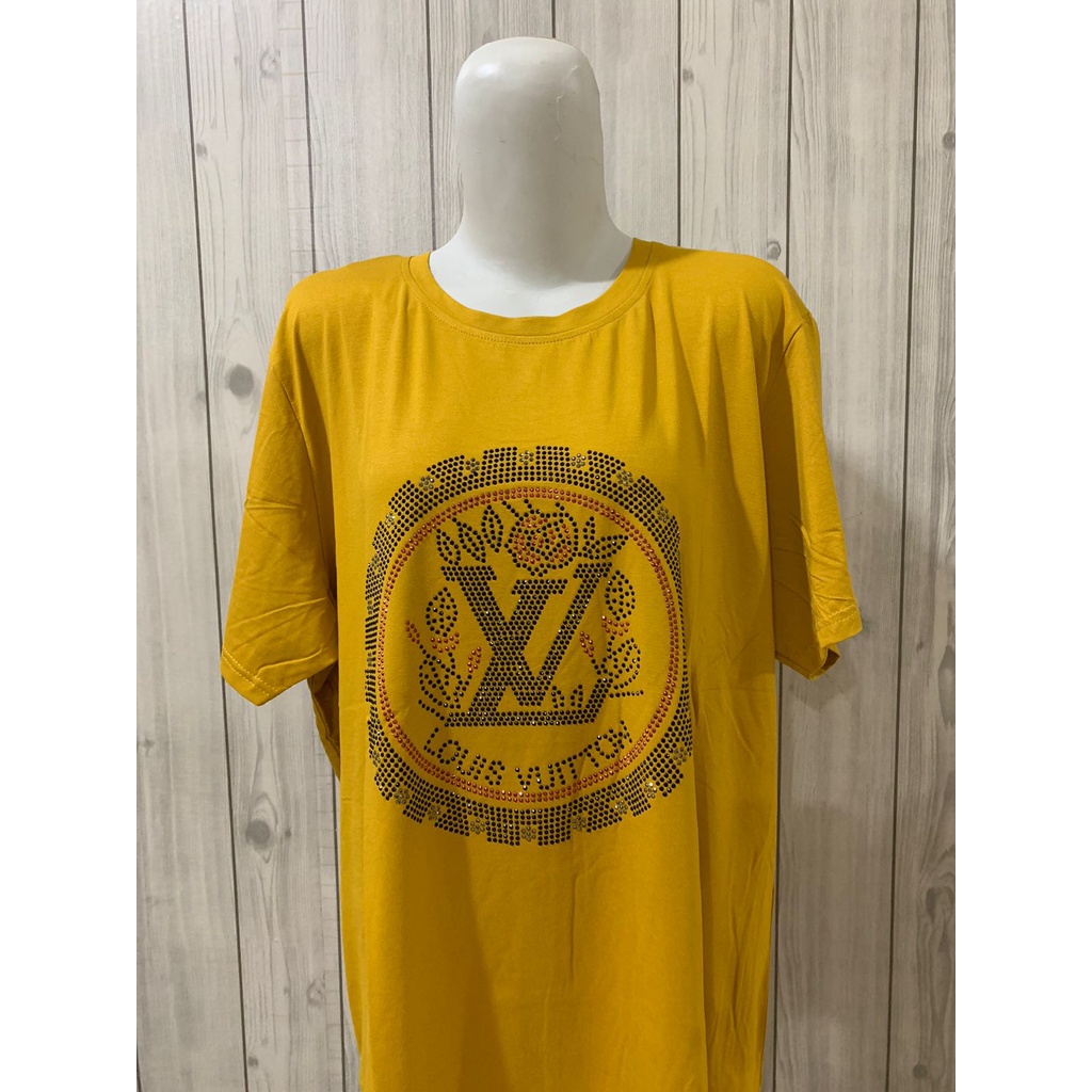 Kaos Atasan Wanita Basic Distro Digital Printing Logo Size 3L/4L Jumbo Big Size