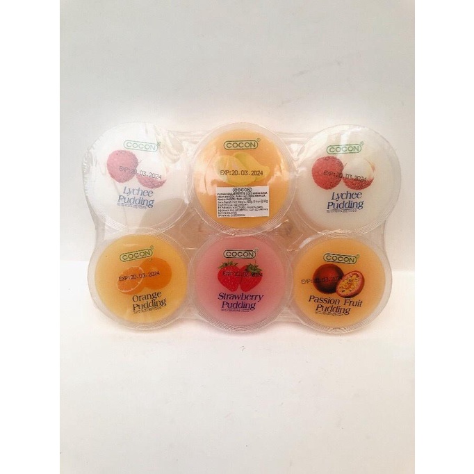 

Cocon Puding Aneka Rasa dengan Nata De Coco 6 Cup 480g