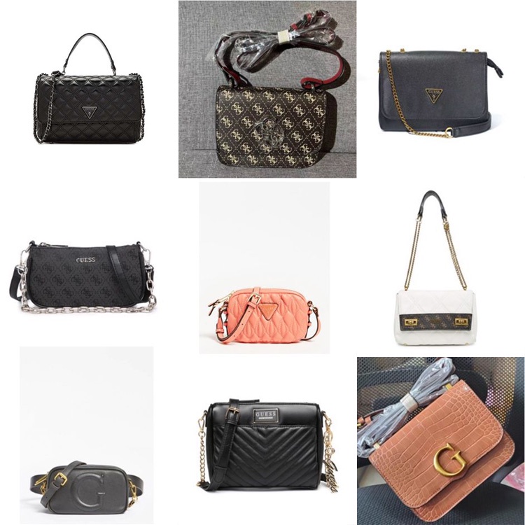 (PGBAGS) SALEE !! TAS WANITA GEUSS/GSS / TAS SELEMPANG FASHION WANITA  PREMIUM#1020